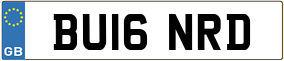 Truck License Plate